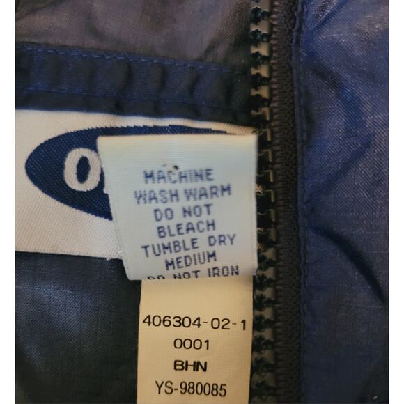 Vintage Old Navy Spell Out Anorak Style Jacket Men’s S Nylon Windbreaker Hooded - Picture 15 of 16